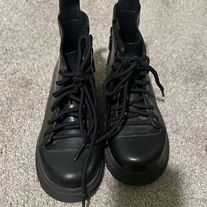 Mini Melissa Charcoal Kids Boots